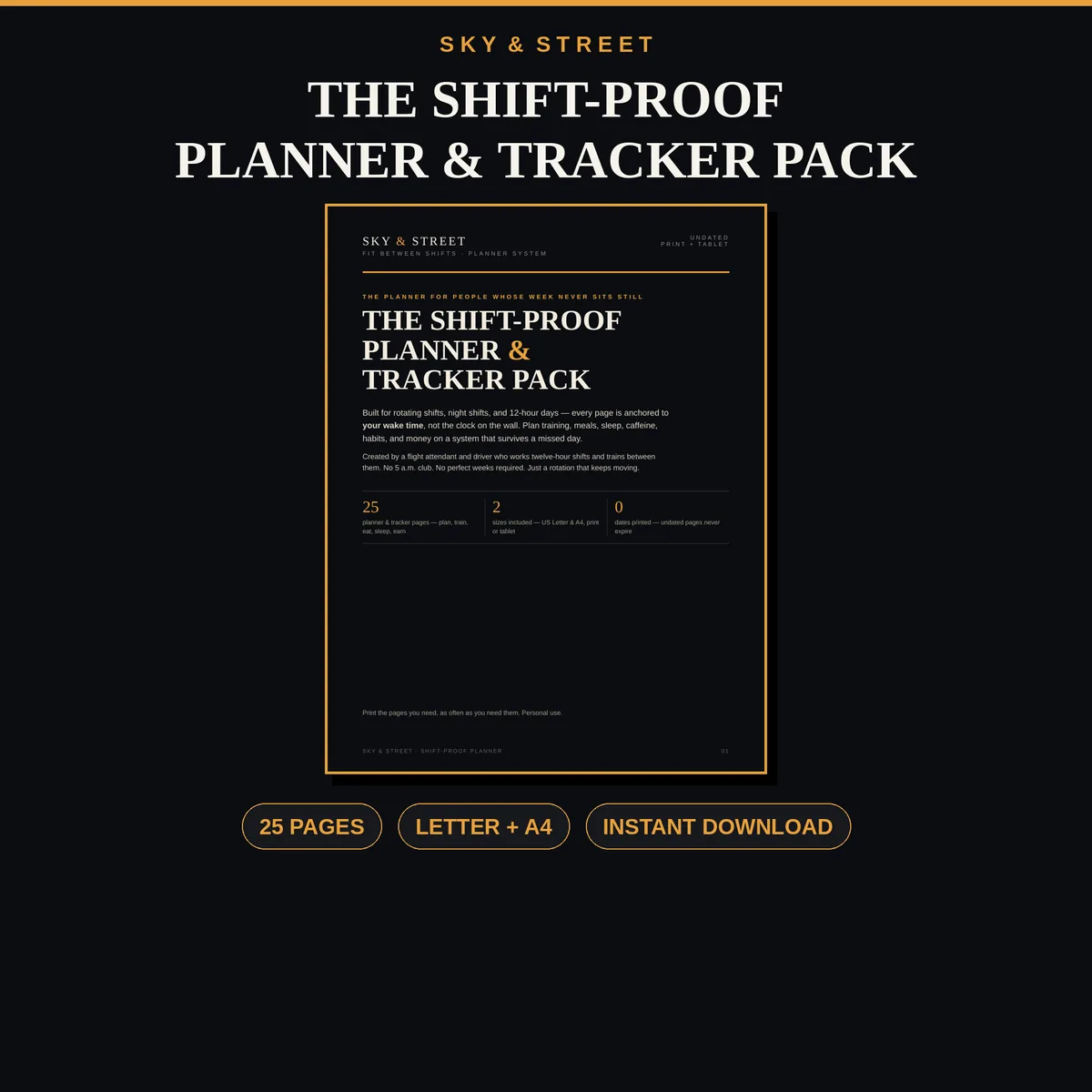 Shift-Proof Planner